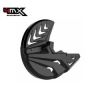 4MX Disc/ Buttom Fork Protector Honda CRF 250R CRF 450R 2015-2023 CRF 250RX 2019-2023 CRF 450RX 2017-2023 Black