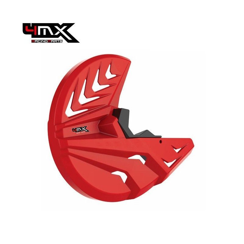 4MX Disc/ Buttom Fork Protector Honda CRF 250R CRF 450R 2015-2023 CRF 250RX 2019-2023 CRF 450RX 2017-2023 Red