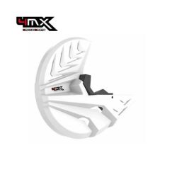 4MX Disc/ Buttom Fork Protector Kawasaki KX 250F 2021-2023 KX 450F 2019-2023 White