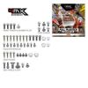 Full Plastic Fastener Kit 4MX KTM SX/SXF 125-450 16-23 EXC/EXC-F 17-23 50pcs