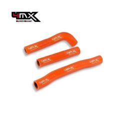 4MX Silicone Hose Kit XC-W125/150 17-19 THERMOSTAT BYPASS SX125/150 16-18 Orange