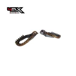 4MX Foot Pegs Stainless Steel Beta RR 2015-2019 Xtrainer 2015-2024 5mm Down/Back