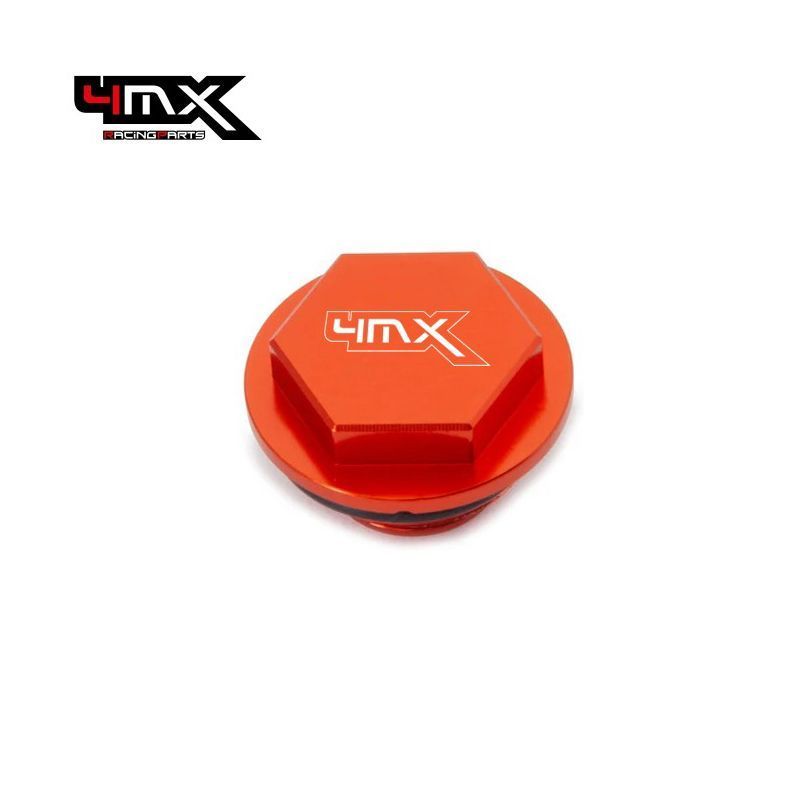 4MX Rear Brake Reservoir Cover KTM SX/EXC/SMR 125-530 2004-2023 Orange