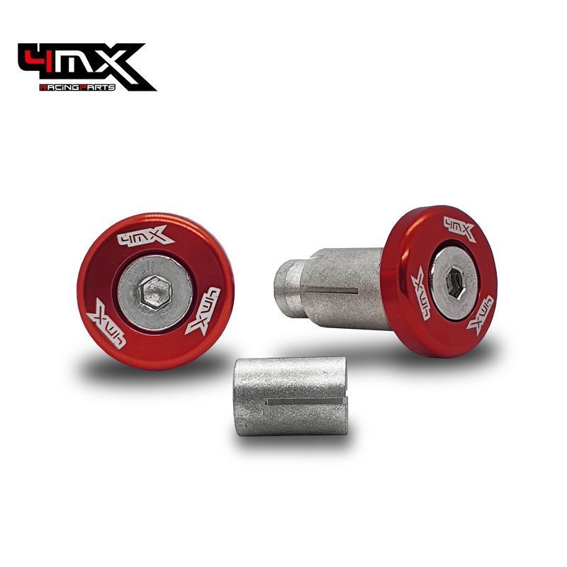 4MX Bar End Cap Red