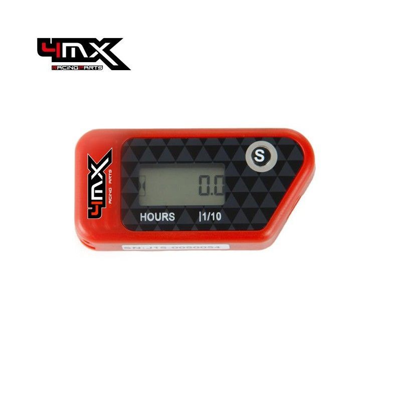 Conta Horas Wireless 4MX Vermelho