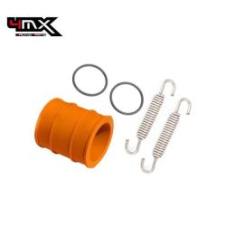 Pack Molas de Escape + Orings + Borracha União de Escape Laranja 4MX KTM/ Husqvarna/ GasGas 250/300