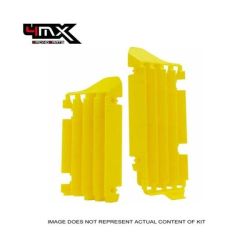 4MX Yellow Radiator Louvers Suzuki RMZ450 2008-2017