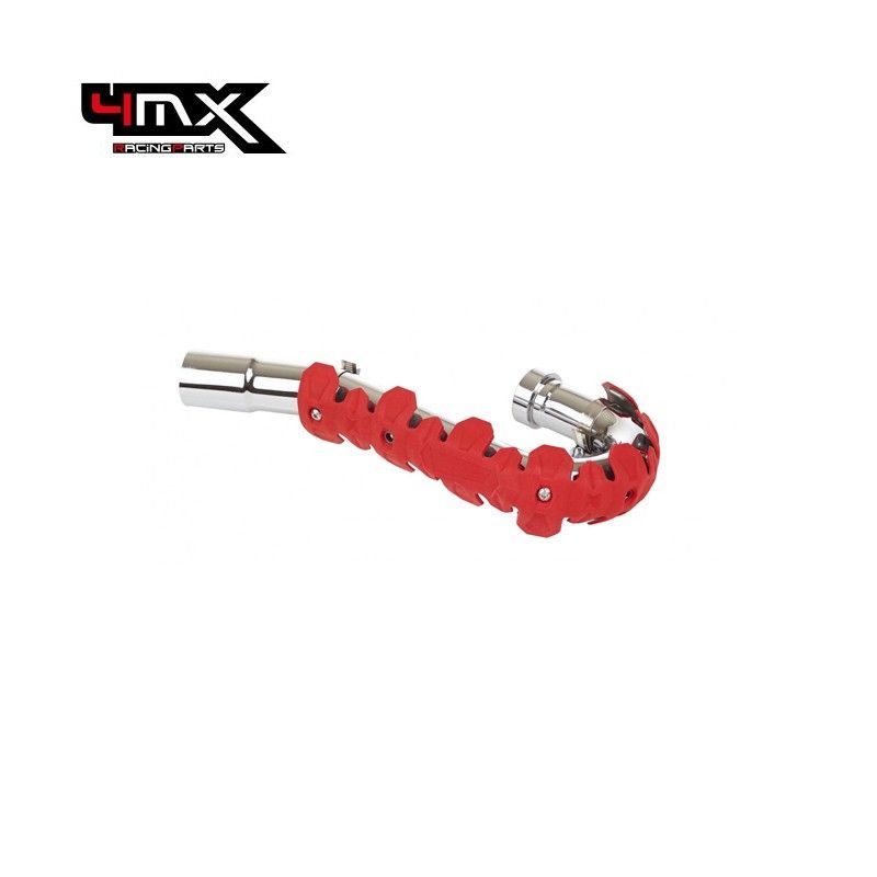 4MX Universal Armadillo Head Pipe Guard 40cm 4 Stroke Red