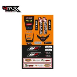 Fender Decal Kit Front + Rear 4MX KTM