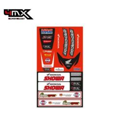 Fender Decal Kit Front + Rear 4MX Honda