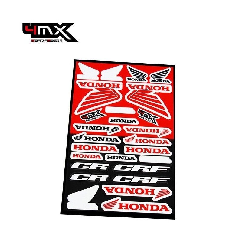 4MX Stickers A3 Honda