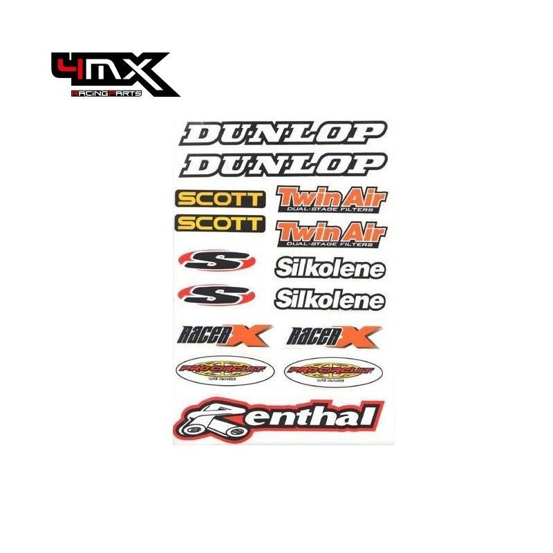 4MX Stickers  A4 Dunlop