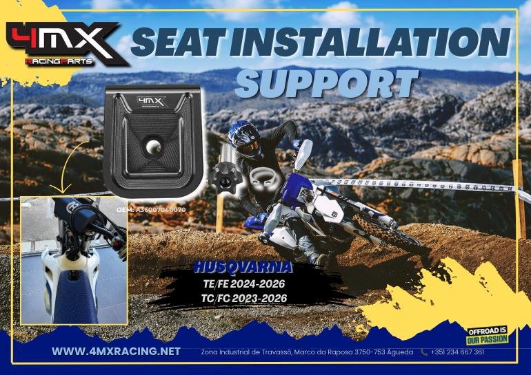 Suporte Fixação do Banco 4MX Husqvarna