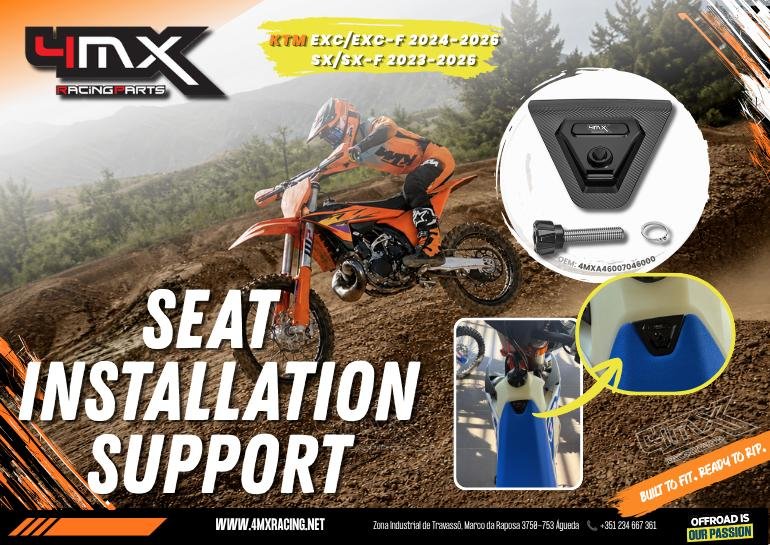 Suporte Fixação do Banco 4MX KTM 