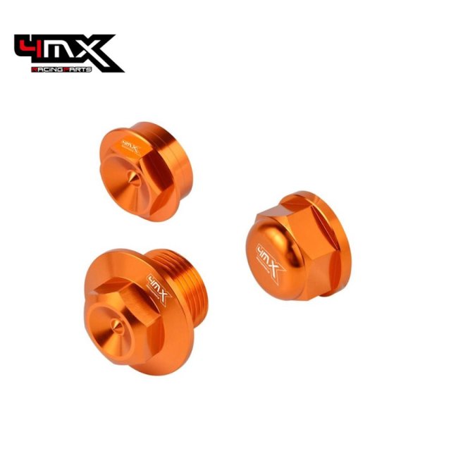 Conjunto Porcas Eixo 4MX KTM EXC/EXC-F 2016-2023