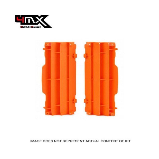 4MX Orange Radiator Louvers KTM EXC 250/300 24-25 