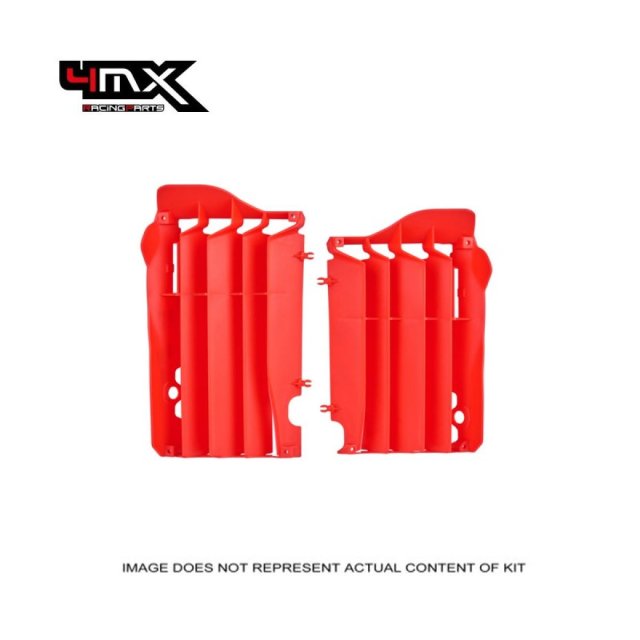 Grelhas de Radiador Vermelho 4MX Honda CRF250R 2020-2021 CRF250RX 2020-2021