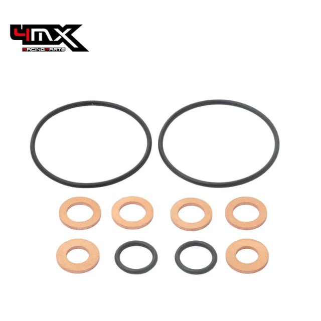 4MX Oring + Drain Plug Washers Kit for Oil Filter Yamaha YZF 250 14-26 WRF 450 16-26