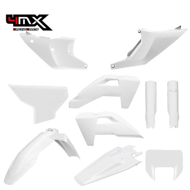 Kit Plásticos Completo 4MX Husqvarna TE/FE 2026 Branco