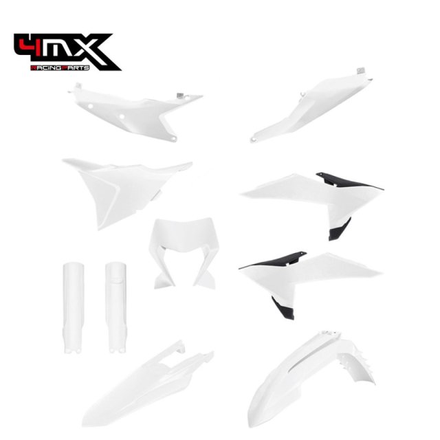 4MX Complete Plastic Kit KTM EXC/EXC-F 2026 White
