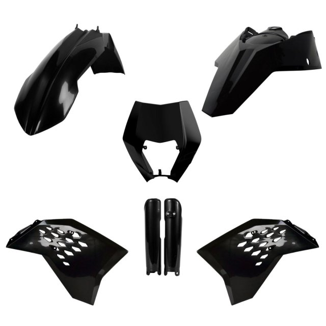 Complete Plastic Kit  KTM EXC125/200 EXC-F250/400 XC-W250/300 XCF-W 400 2008-2011