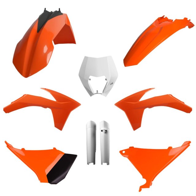 Kit Plásticos Completo  KTM EXC125/200 EXC-F250/400 XC-W250/300 XCF-W 400 2012-2013