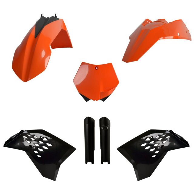 Plastic Kit  KTM SX125/ 150 SX-F250/ 350 XC200/ 250 XC-F250/ 350 2008-2010