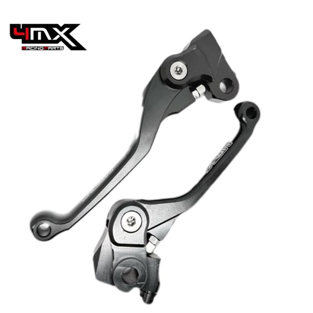 4MX CNC Levers (Pair) Honda CRF 250 07-25 CRF 450 07-20