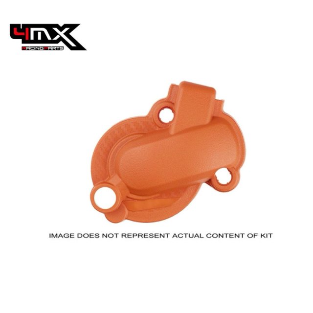 4MX Water Pump Protector KTM SXF 450 16-25 Husqvarna FC 450 16-22 GasGas MC-F 450 21-23 Orange