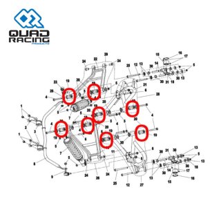 QR BUFFERING COLLAR CFORCE500 07-22 UFORCE1000 19-25