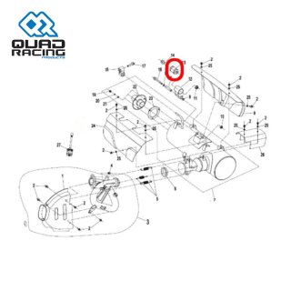 QR BUFFERING COLLAR CFORCE500 07-22 UFORCE1000 19-25