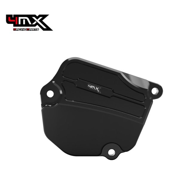 Tampa Válvula Escape Direita Oversize 4MX KTM EXC 250/300 24-26 Husqvarna TC 250/300 23-26 GasGas EC 250/300 24-26 Preto